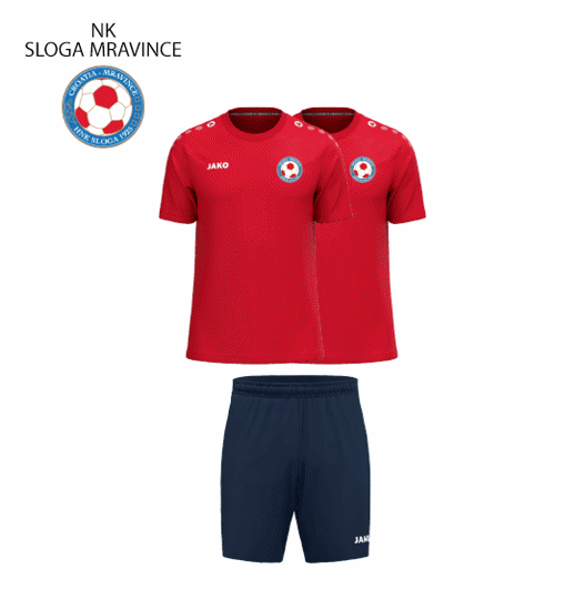 Slika HNK SLOGA MRAVINCE PAKET 03 -Trening Kratki Komplet