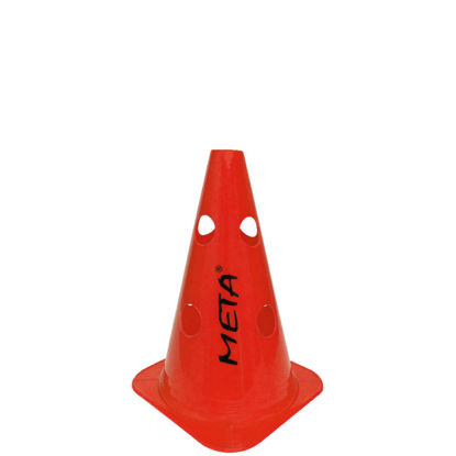 Slika META  Čunj-marker s otvorima 2.0 23 cm crveni