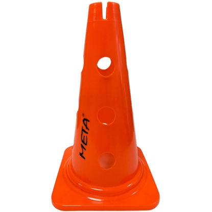 Slika META  Čunj za trening s otvorima i prorezom 38 cm narančasti
